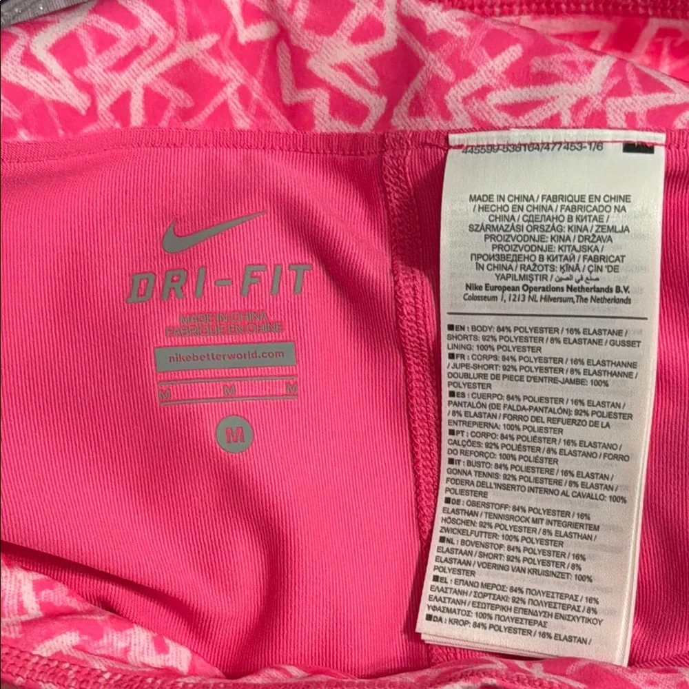 Nike Victory Neon Pleated Micro Mini Tennis Skirt Coquette Preppy Athleisure